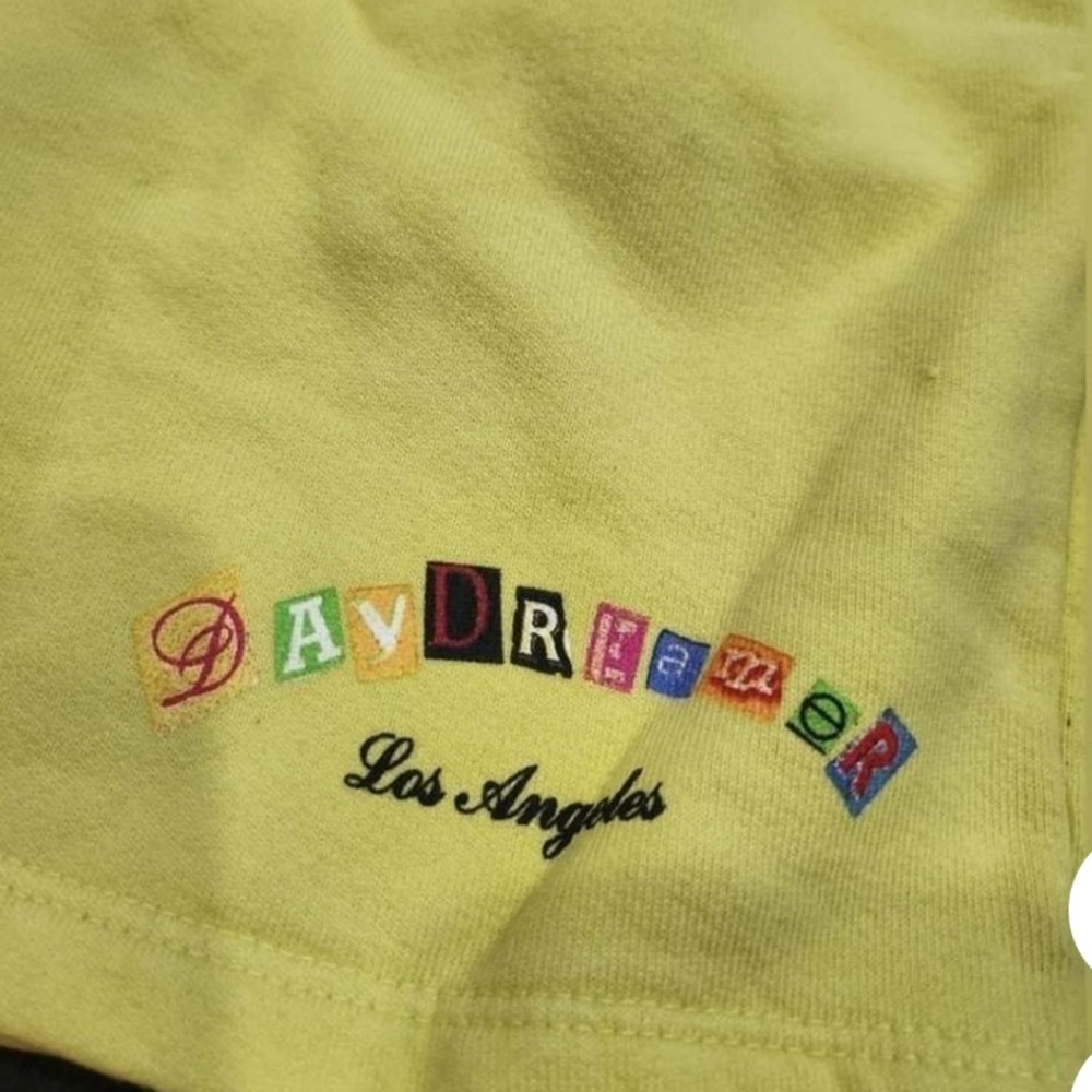 NWT Daydreamer Ransom Note High Frequency Boyfriend Sweat Shorts - Picture 3 of 8